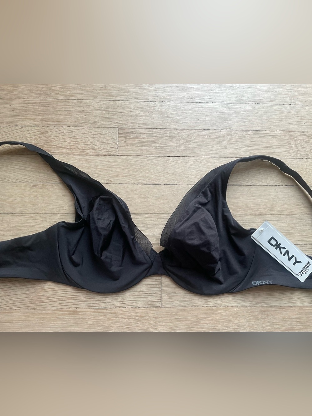 DKNY Black Smooth Underwire Bra